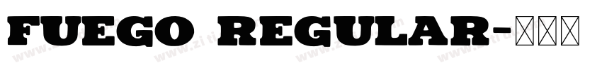 Fuego Regular字体转换